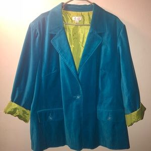Turquoise blazer